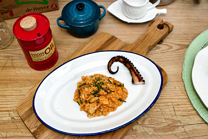 receta de arroz con pulpo